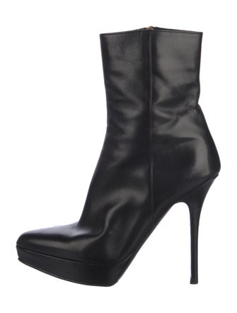 Yves Saint Laurent Rive Gauche Leather Boots