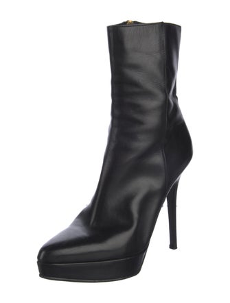 Yves Saint Laurent Rive Gauche Leather Boots