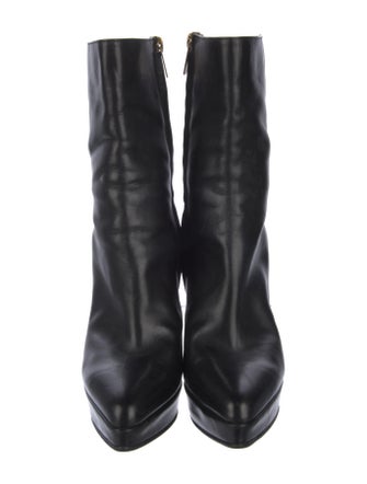 Yves Saint Laurent Rive Gauche Leather Boots