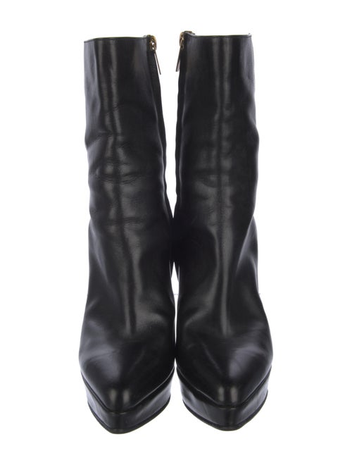 Yves Saint Laurent Rive Gauche Leather Boots