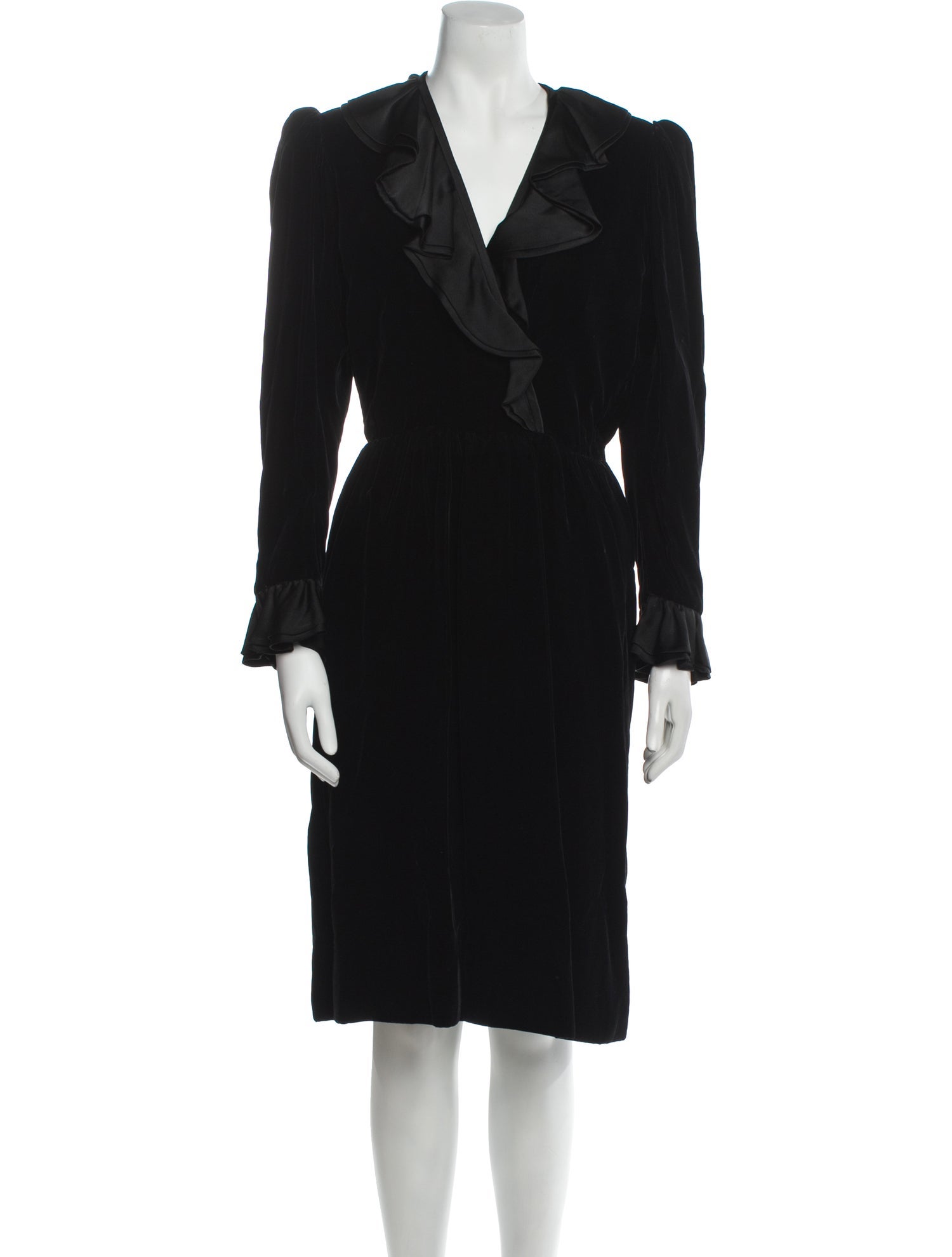 Yves Saint Laurent Rive Gauche Vintage Midi Length Dress