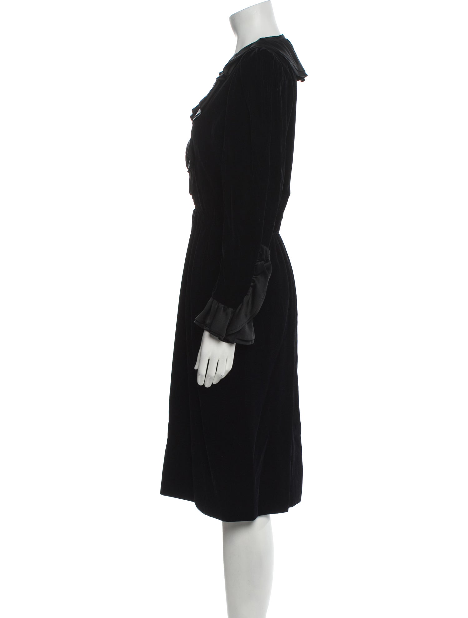 Yves Saint Laurent Rive Gauche Vintage Midi Length Dress