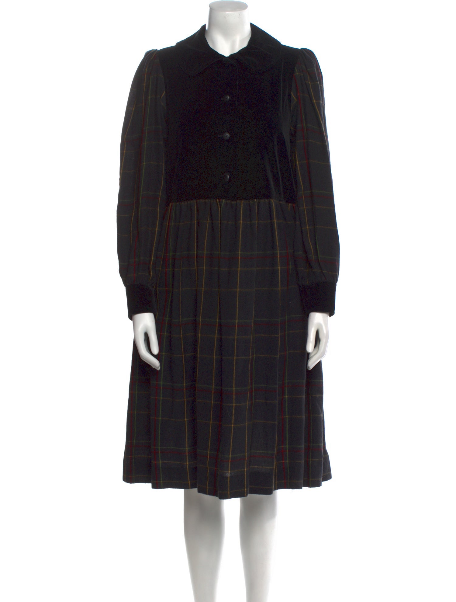 Yves Saint Laurent Rive Gauche Vintage Midi Length Dress