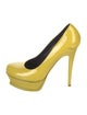 Yves Saint Laurent Rive Gauche Patent Leather Pumps