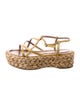 Yves Saint Laurent Rive Gauche Satin Espadrilles