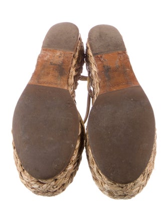 Yves Saint Laurent Rive Gauche Satin Espadrilles