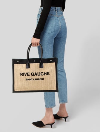 Yves Saint Laurent Rive Gauche Raffia Saint Laurent Rive Gauche