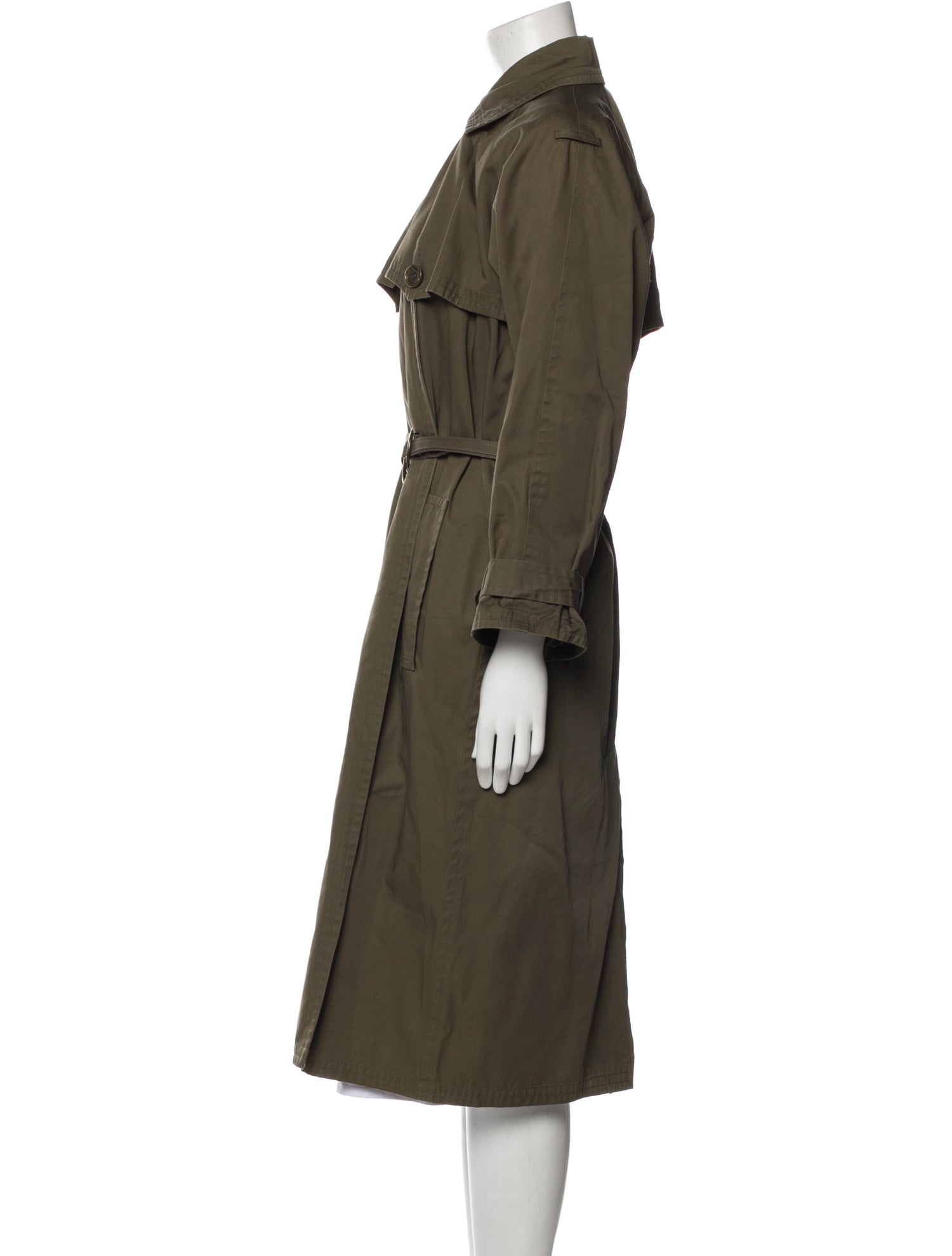 Yves Saint Laurent Rive Gauche Vintage 1980's Trench Coat