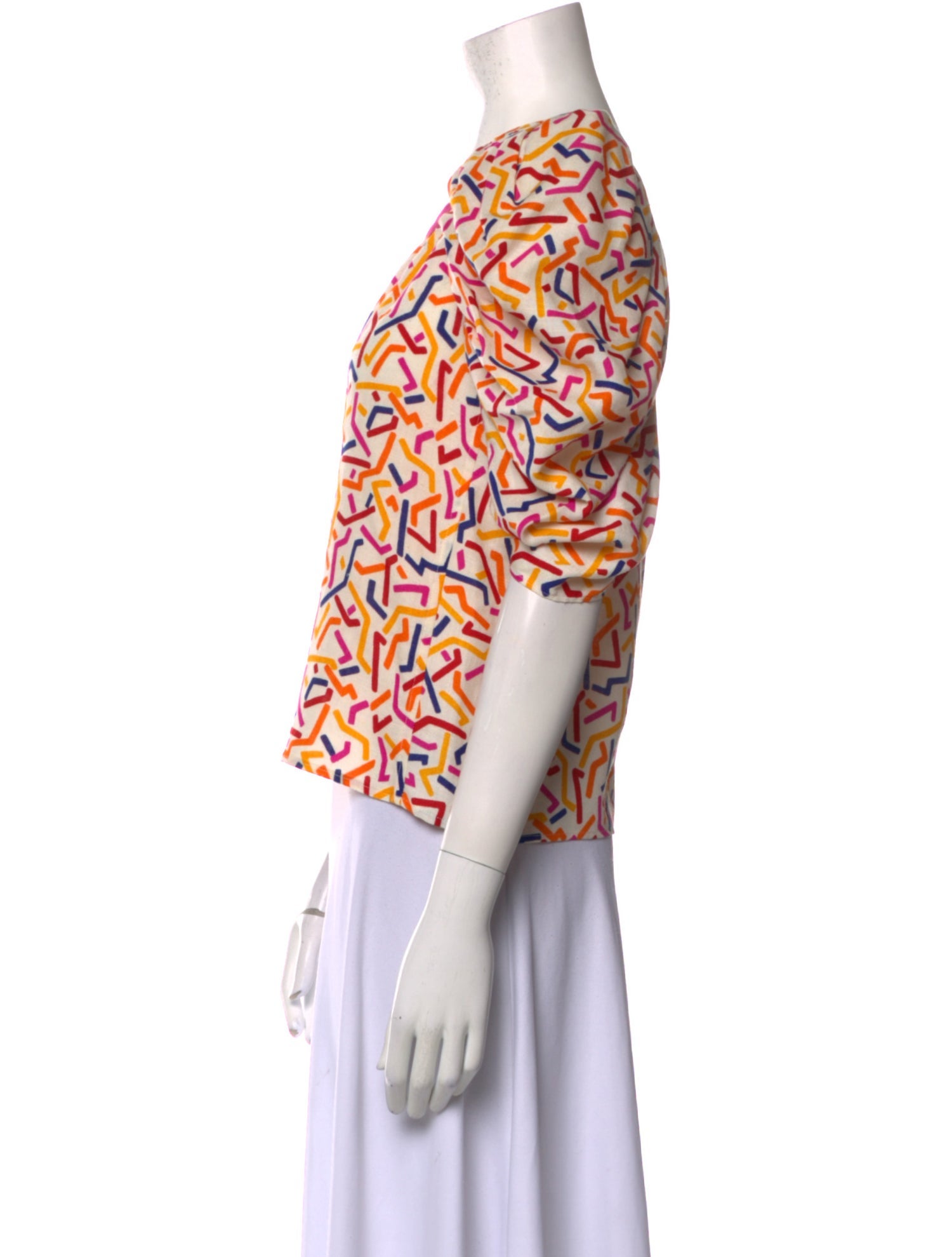 Yves Saint Laurent Rive Gauche Vintage 1982 Crop Top