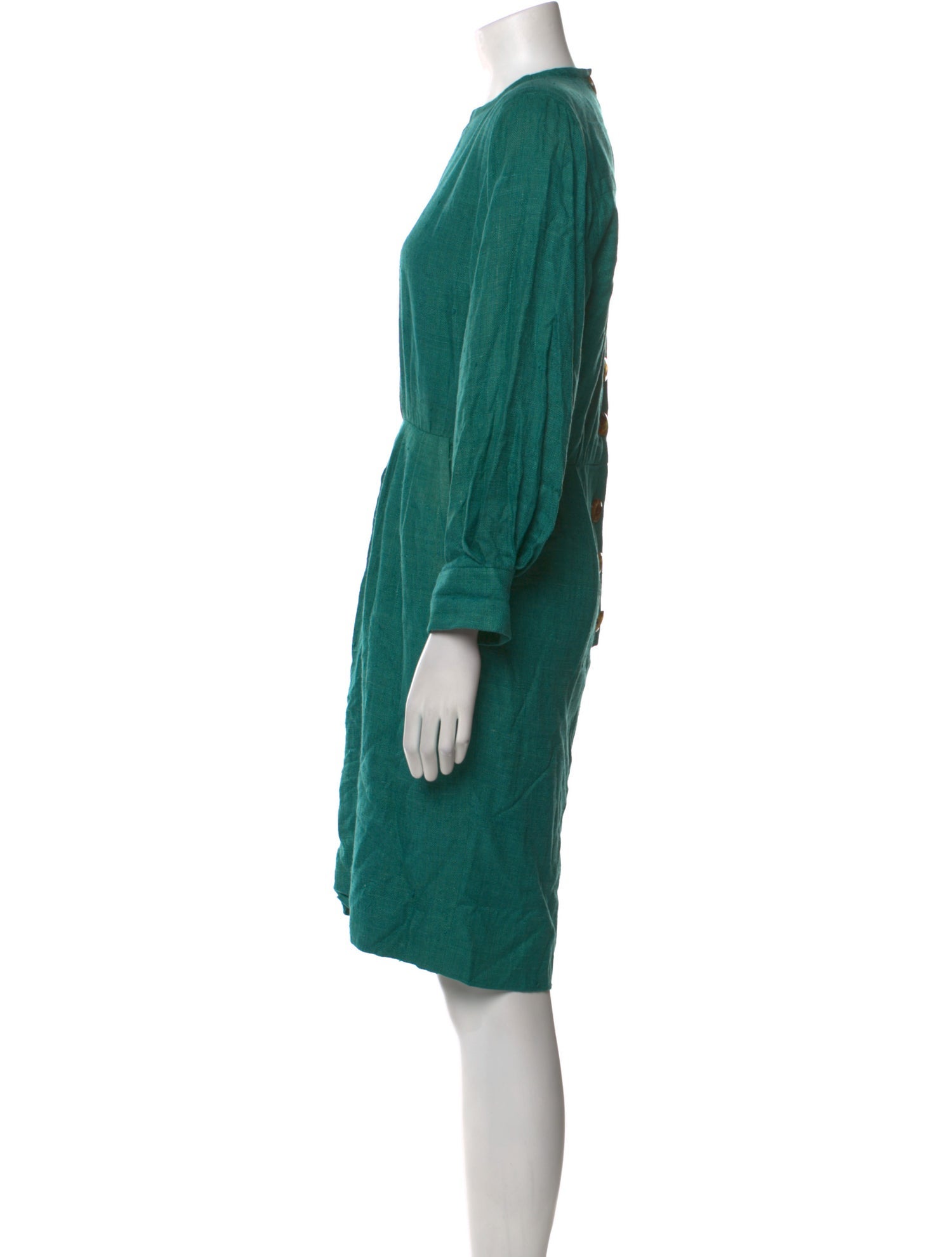 Yves Saint Laurent Rive Gauche Silk Knee-Length Dress