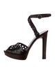 Yves Saint Laurent Rive Gauche Leather Sandals