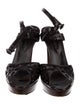 Yves Saint Laurent Rive Gauche Leather Sandals