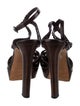 Yves Saint Laurent Rive Gauche Leather Sandals