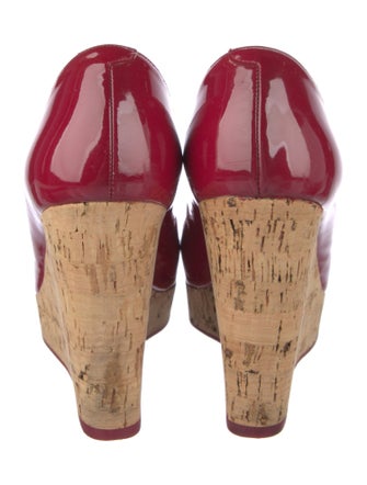 Yves Saint Laurent Rive Gauche Patent Leather Pumps