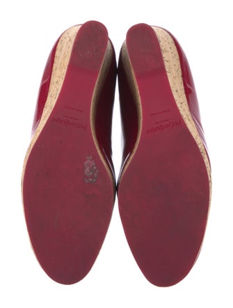 Yves Saint Laurent Rive Gauche Patent Leather Pumps