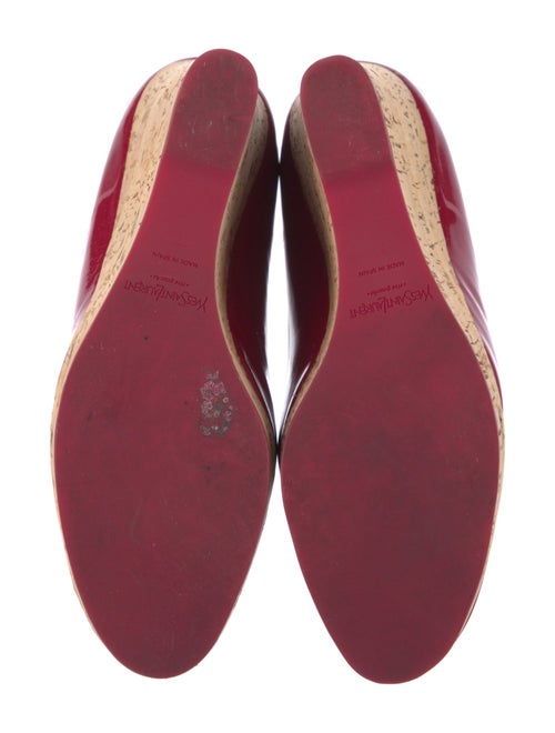 Yves Saint Laurent Rive Gauche Patent Leather Pumps