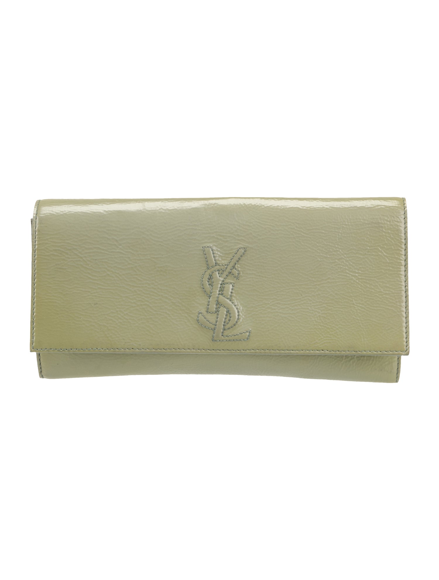 Yves Saint Laurent Rive Gauche Patent Leather Clutch