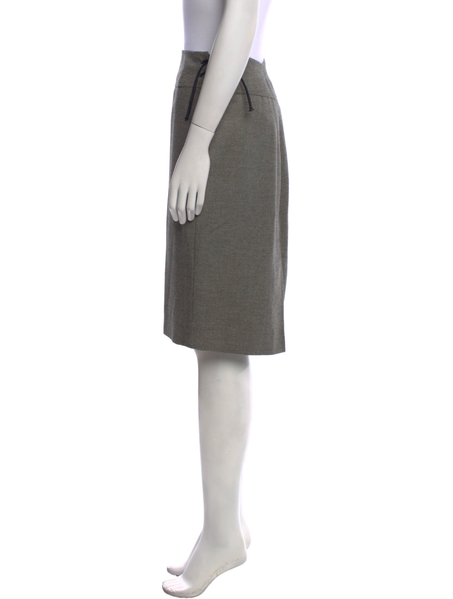 Yves Saint Laurent Rive Gauche Vintage Knee-Length Skirt