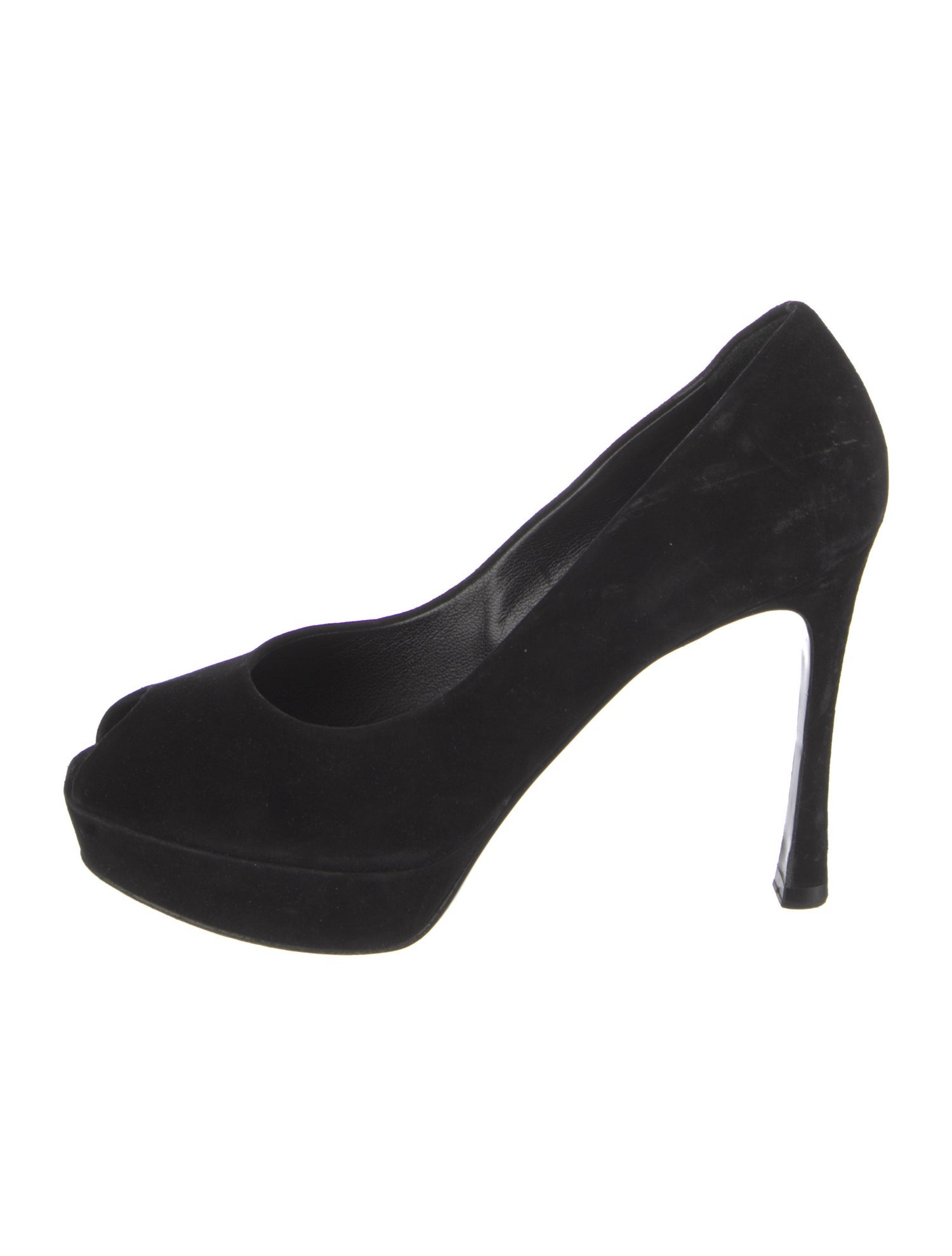 Yves Saint Laurent Rive Gauche Suede Pumps