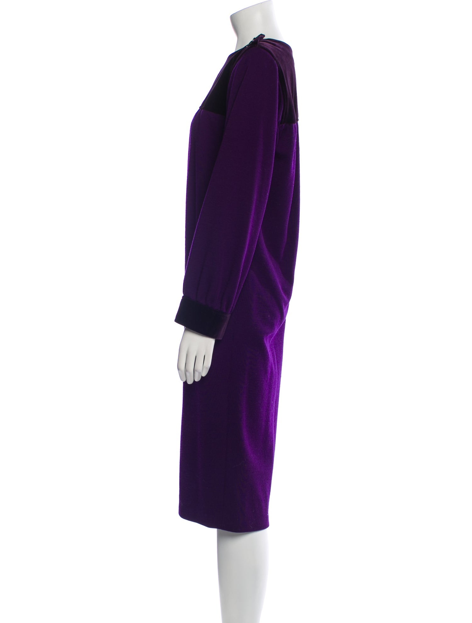 Yves Saint Laurent Rive Gauche Vintage Midi Length Dress