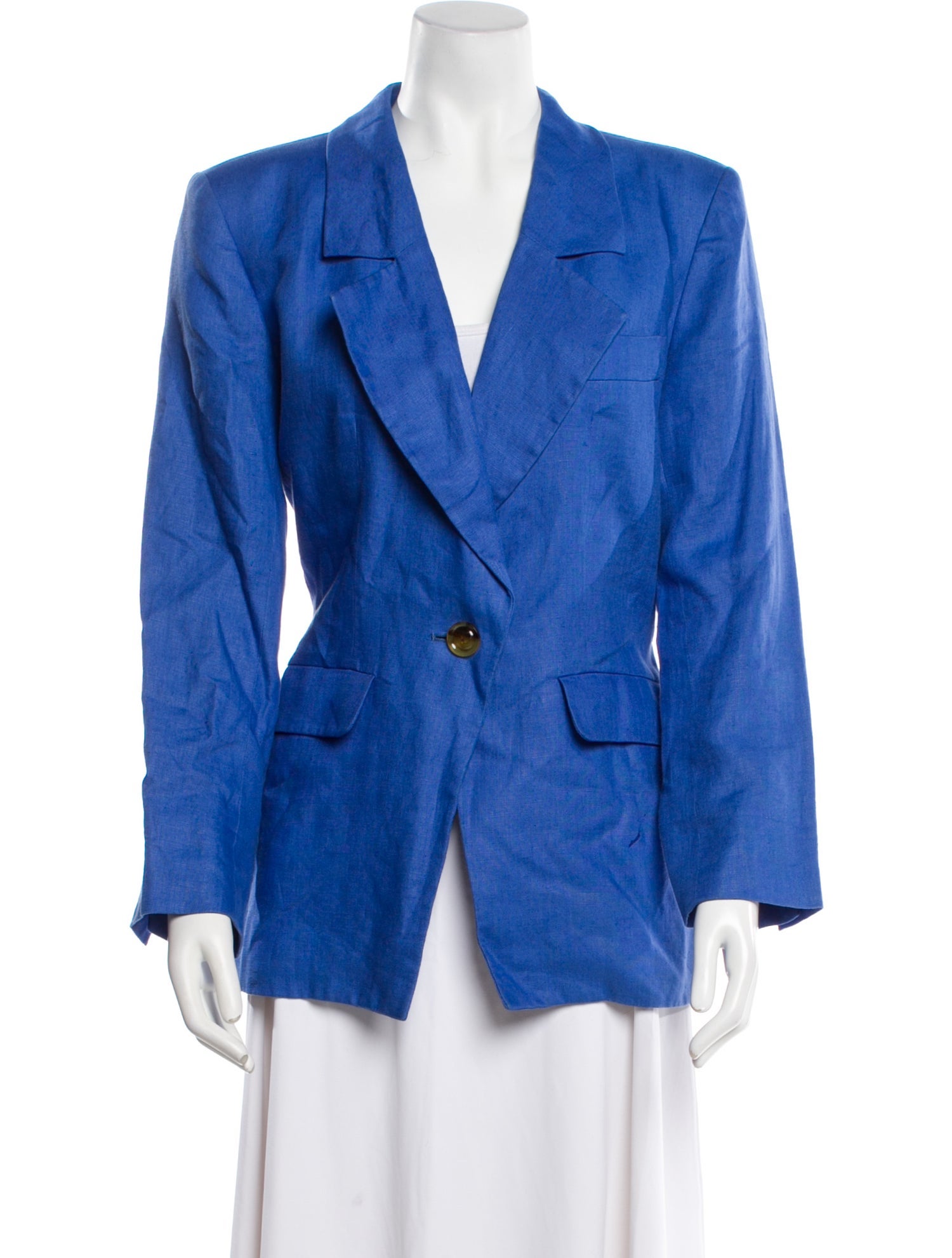 Jeans Ysl Navy Blazer Yves Saint Laurent Rive Gauche Vintage 1991