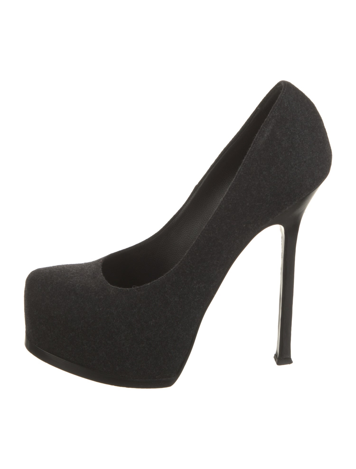Yves Saint Laurent Rive Gauche Wool Pumps