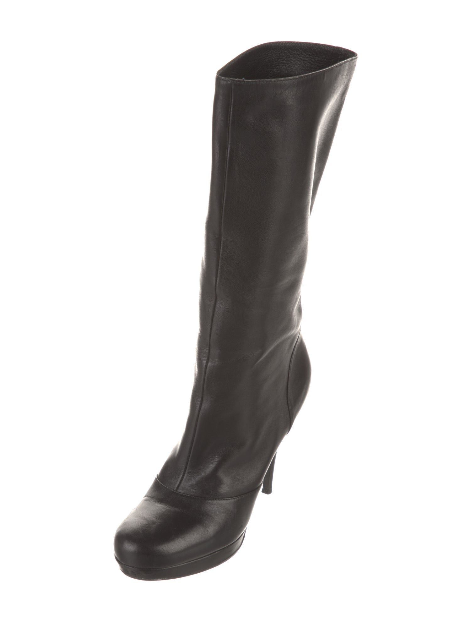 Yves Saint Laurent Rive Gauche Leather Boots