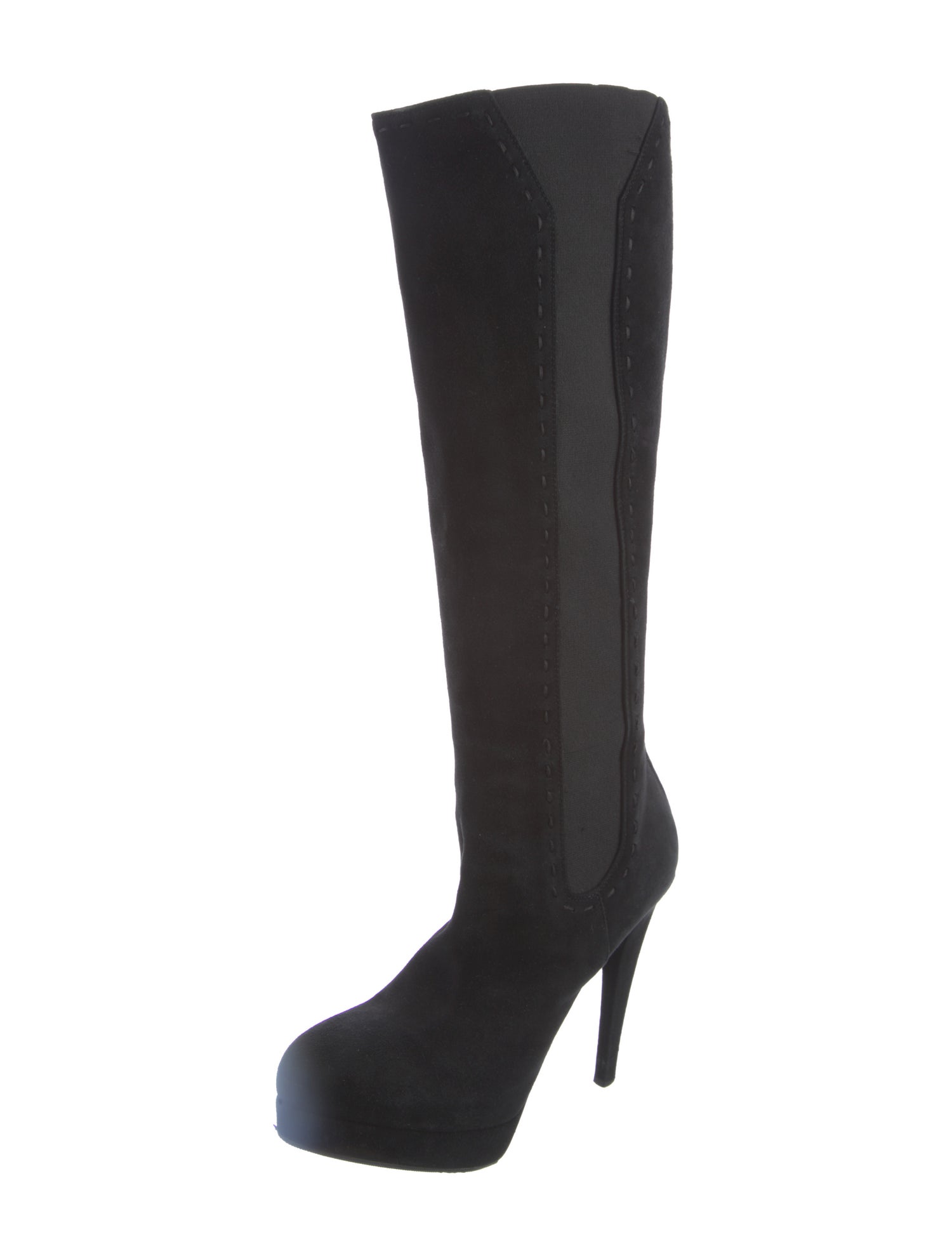 Yves Saint Laurent Rive Gauche Suede Boots