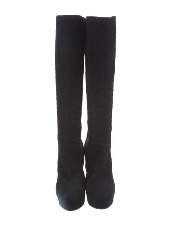 Yves Saint Laurent Rive Gauche Suede Boots
