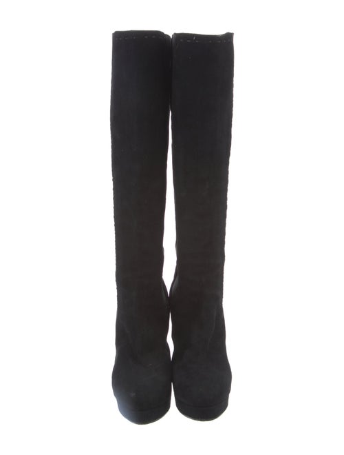 Yves Saint Laurent Rive Gauche Suede Boots