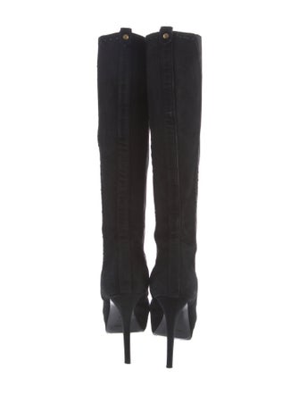 Yves Saint Laurent Rive Gauche Suede Boots