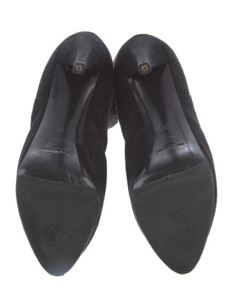Yves Saint Laurent Rive Gauche Suede Boots