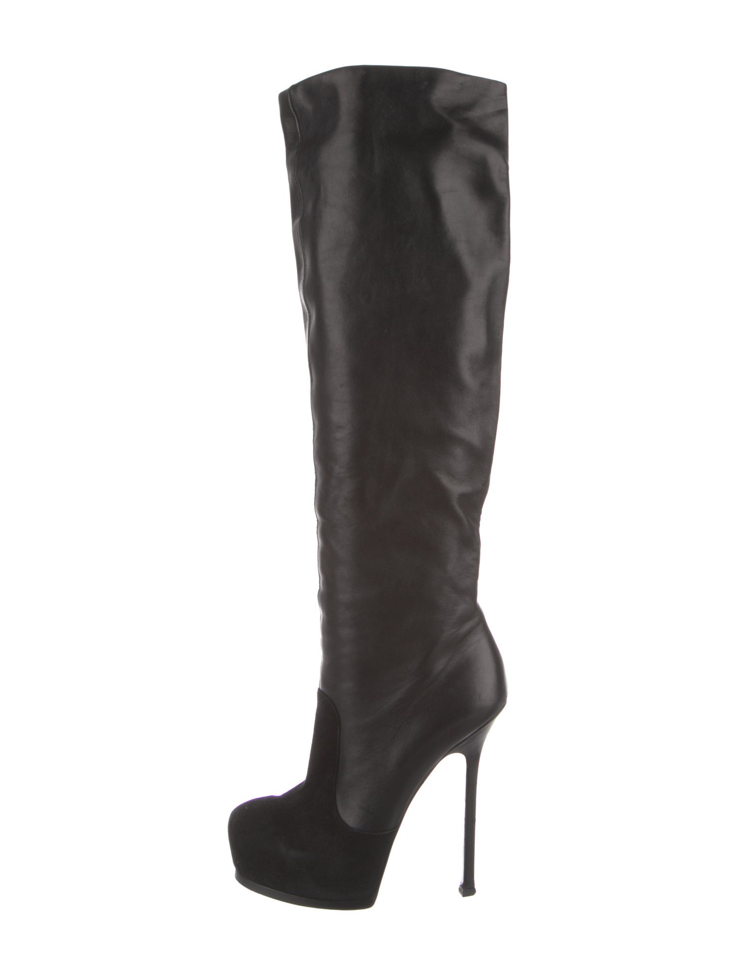 Yves Saint Laurent Rive Gauche Leather Boots