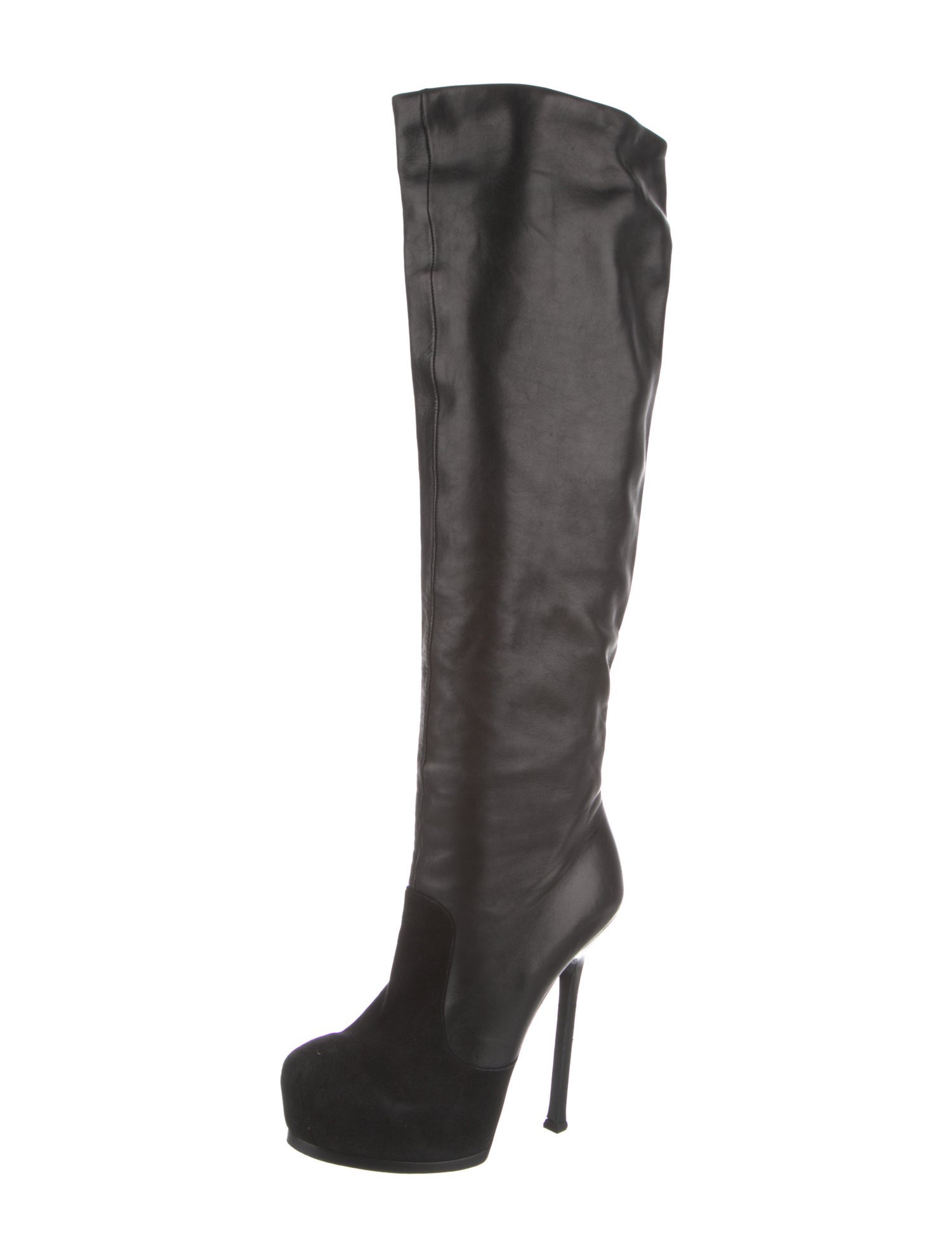 Yves Saint Laurent Rive Gauche Leather Boots
