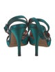 Yves Saint Laurent Rive Gauche Satin Sandals