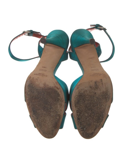 Yves Saint Laurent Rive Gauche Satin Sandals