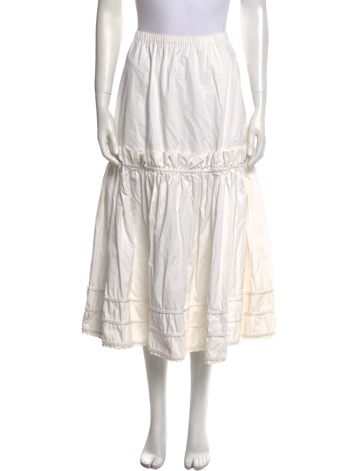 Yves Saint Laurent Rive Gauche Vintage Midi Length Skirt