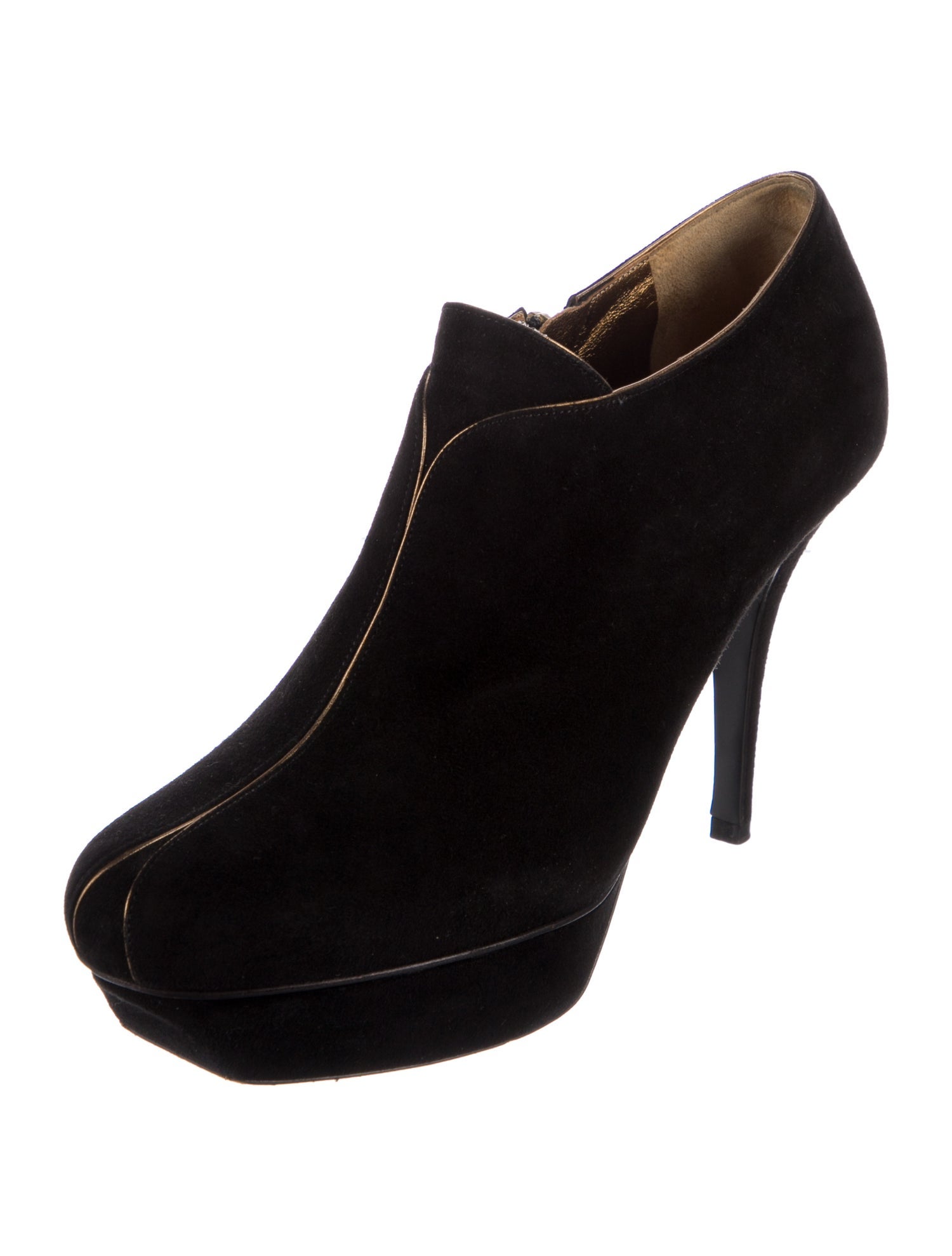 Yves Saint Laurent Rive Gauche Suede Pumps