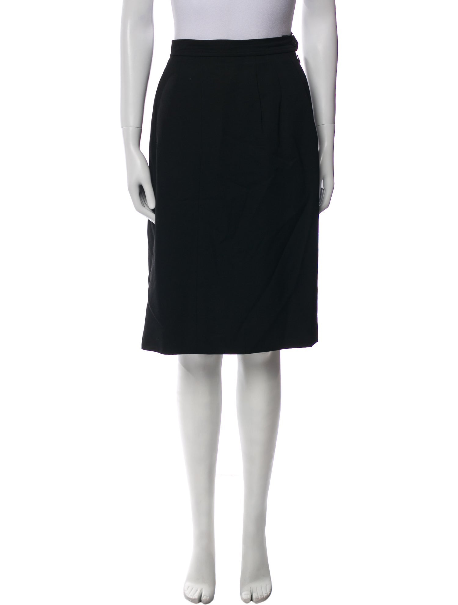 Yves Saint Laurent Rive Gauche Vintage Knee-Length Skirt