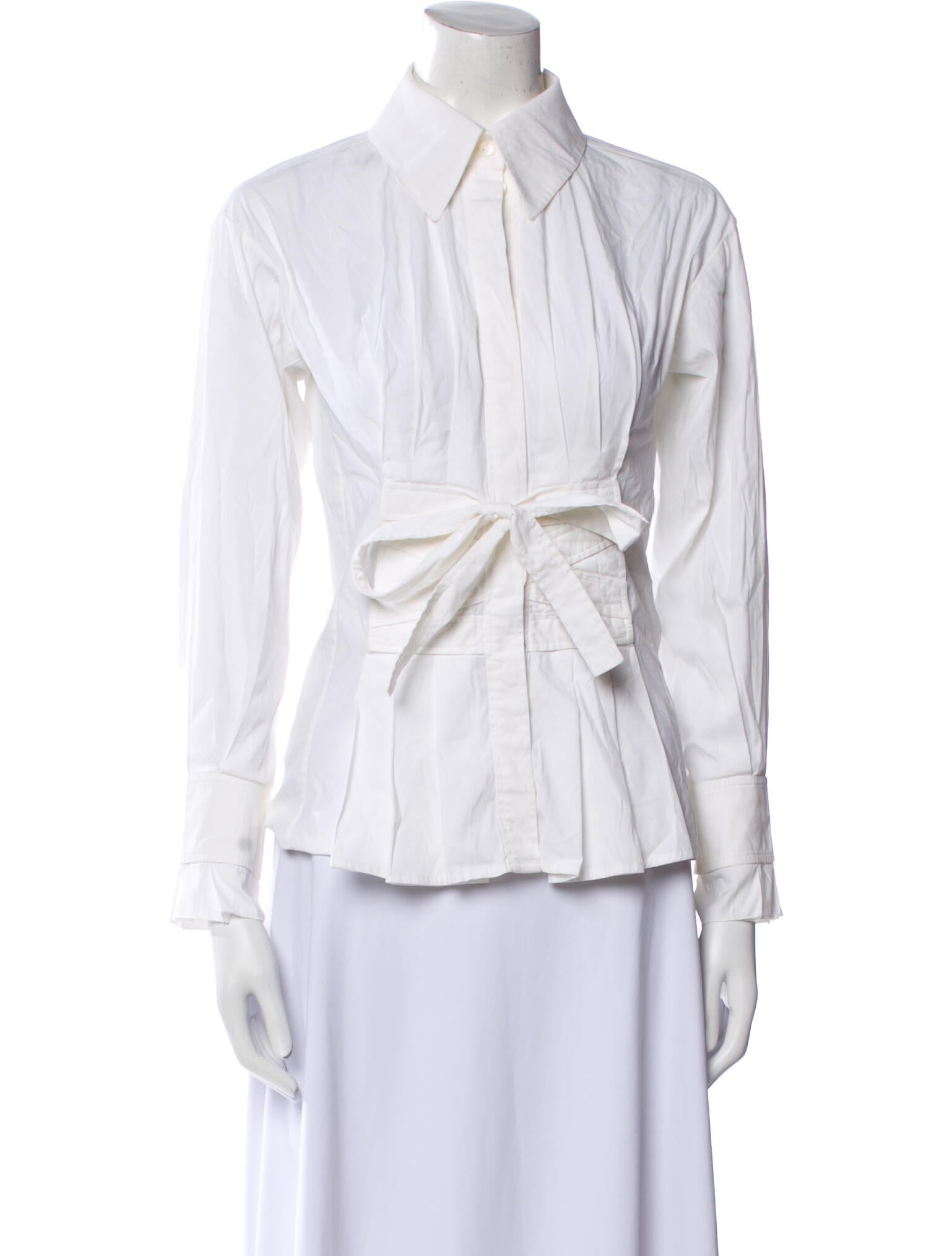 Yves Saint Laurent Rive Gauche Vintage 2000's Button-Up Top