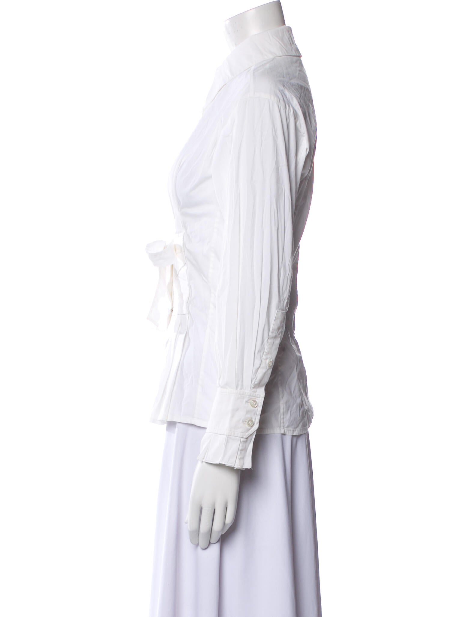 Yves Saint Laurent Rive Gauche Vintage 2000's Button-Up Top