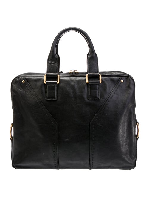 Yves Saint Laurent Rive Gauche Leather Top Handle Bag