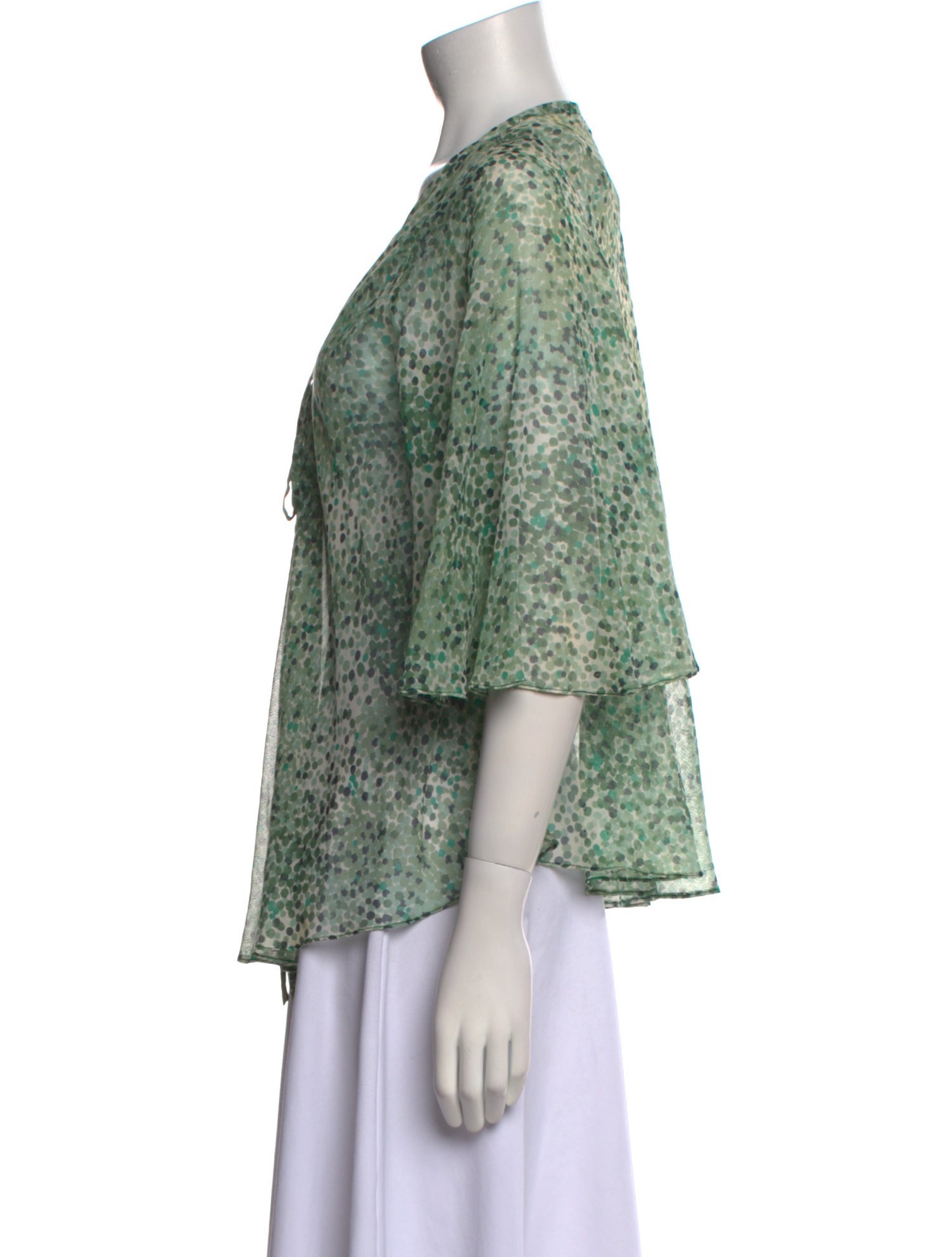 Yves Saint Laurent Rive Gauche Vintage Late 1970's - Early 1980's Blouse