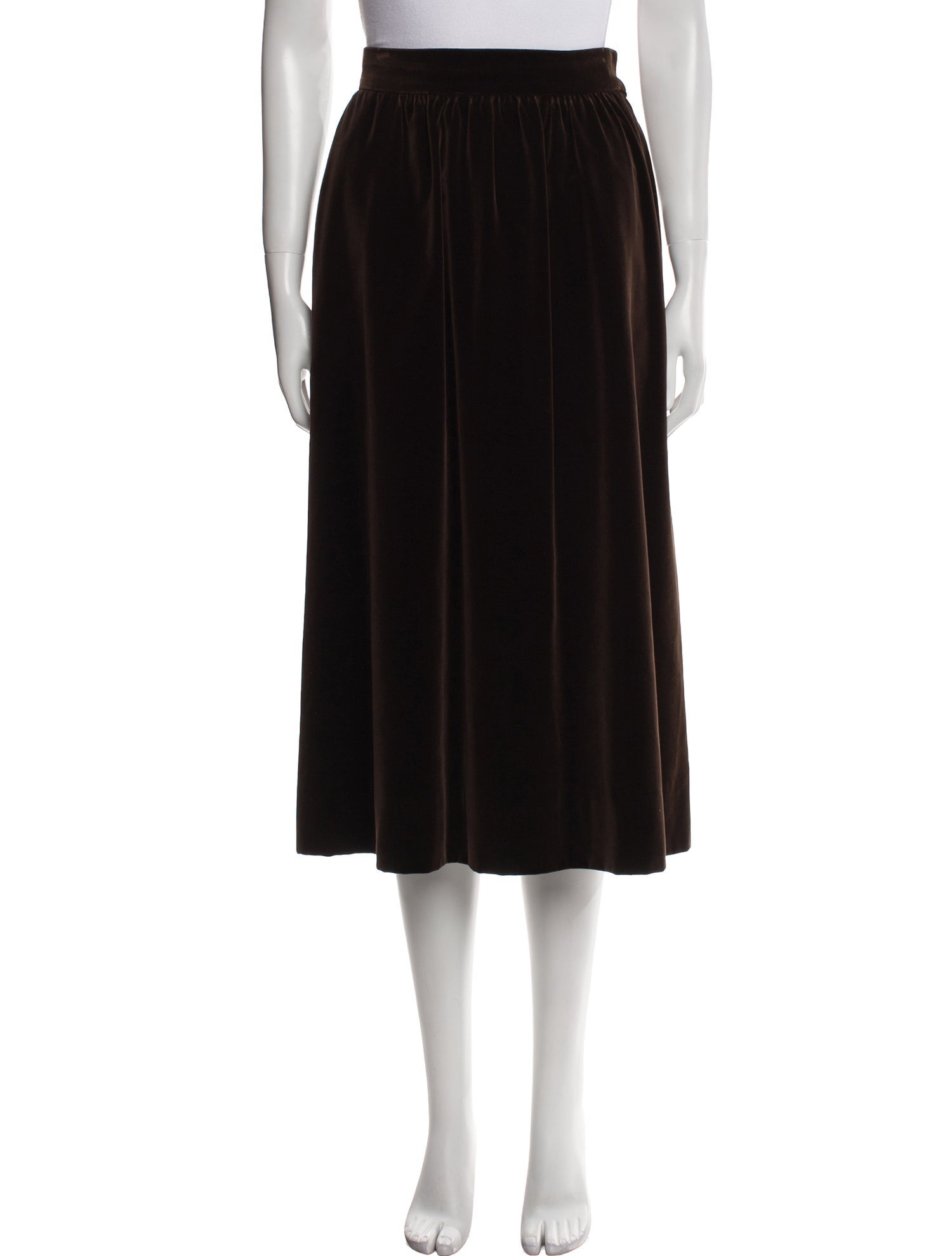 Yves Saint Laurent Rive Gauche Vintage Midi Length Skirt