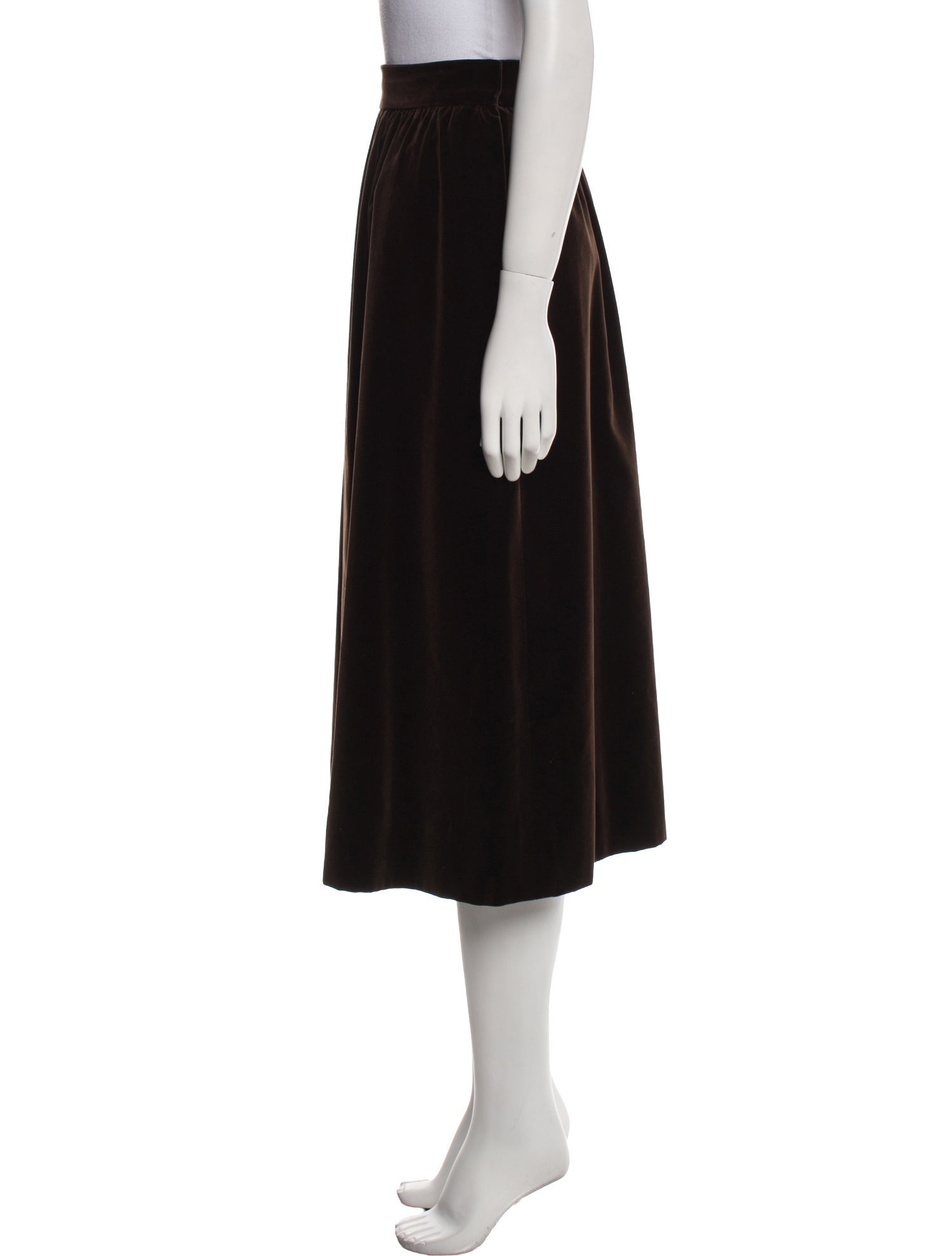 Yves Saint Laurent Rive Gauche Vintage Midi Length Skirt