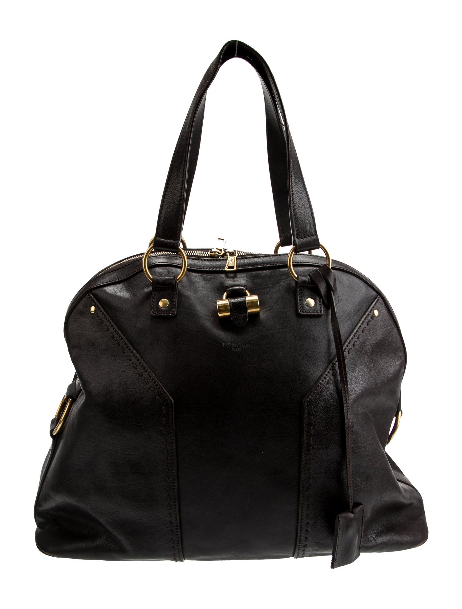 Yves Saint Laurent Rive Gauche Leather Shoulder Bag