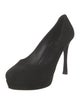 Yves Saint Laurent Rive Gauche Suede Pumps
