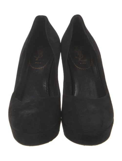 Yves Saint Laurent Rive Gauche Suede Pumps