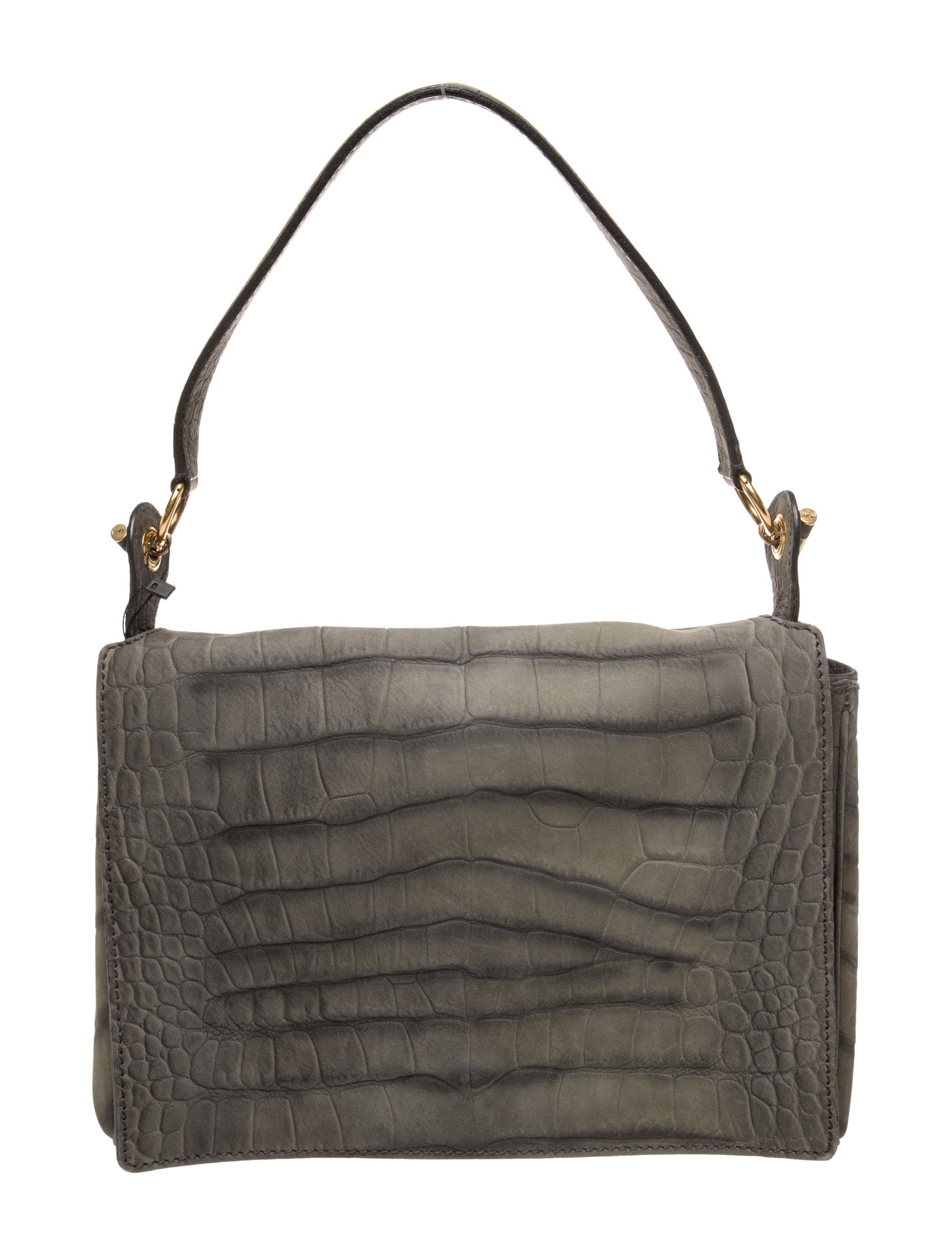 Yves Saint Laurent Rive Gauche Suede Shoulder Bag