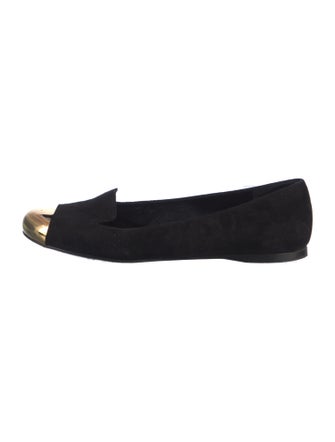 Yves Saint Laurent Rive Gauche Suede Flats